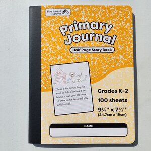 Primary Composition Notebook Grades K-2 Primary Journal Grades Writing Drawing J